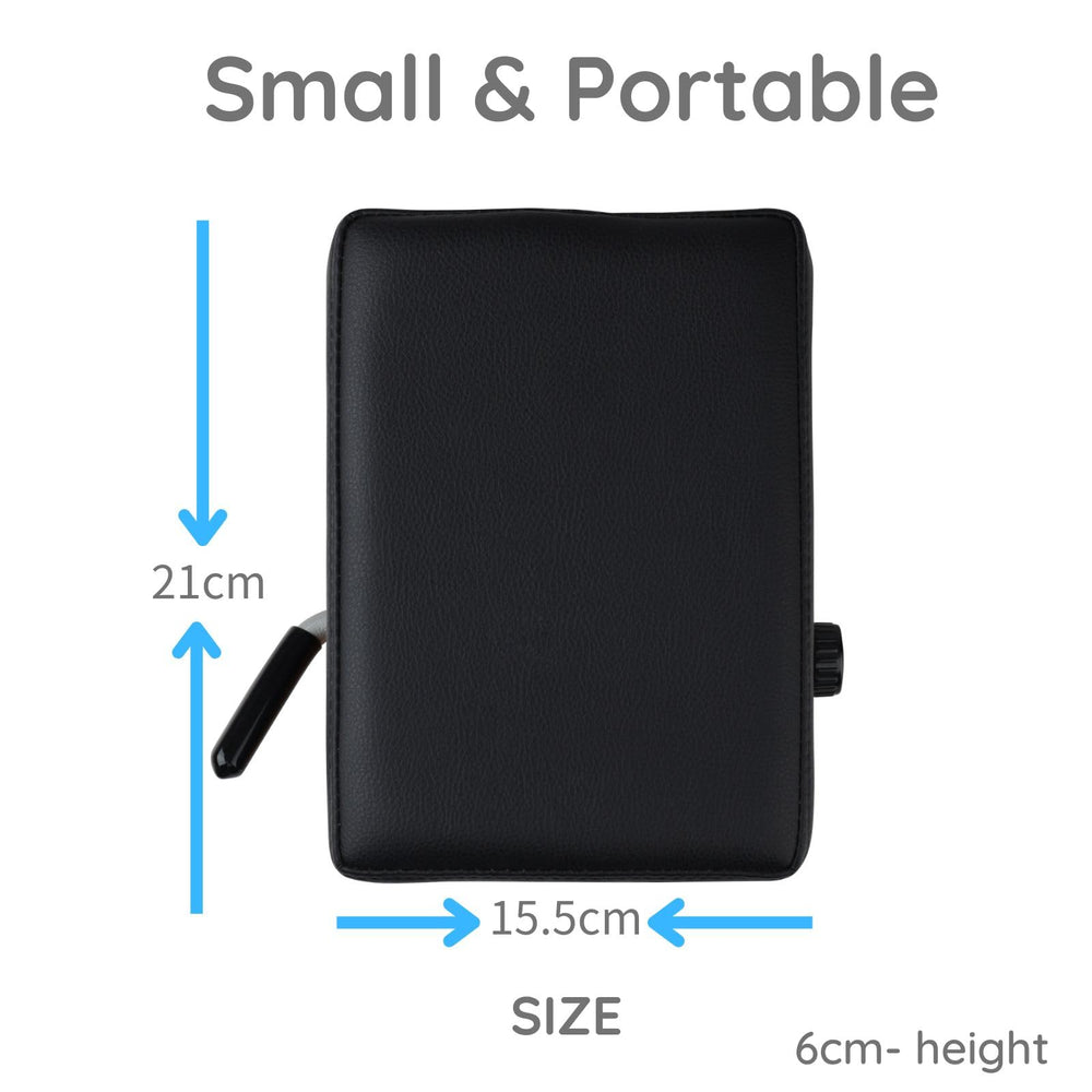 LDRCHIRO compact dimensions 8.26 x 5.9 x 2.36 inches.