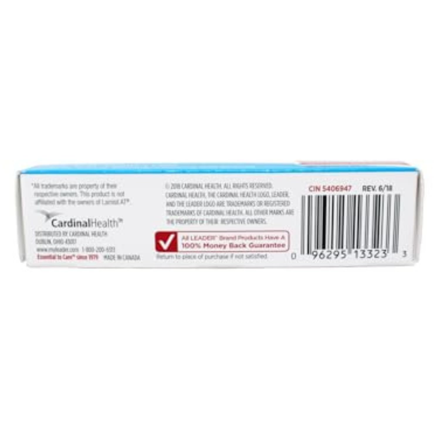 Leader Medicated Cream on foot skin delivers a smooth, non-greasy finish.