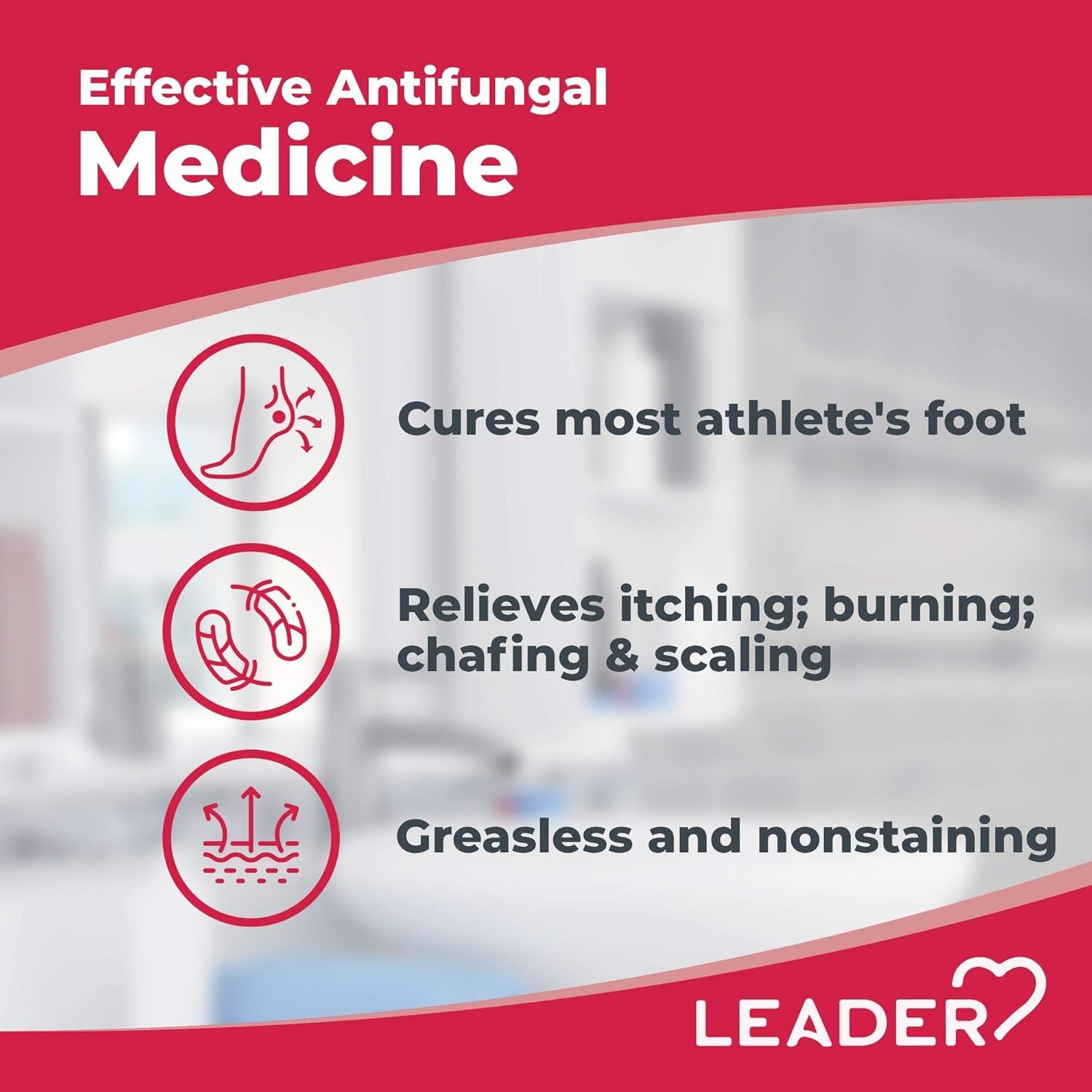 Leader Medicated Cream pack of 3 suitable for ongoing use.