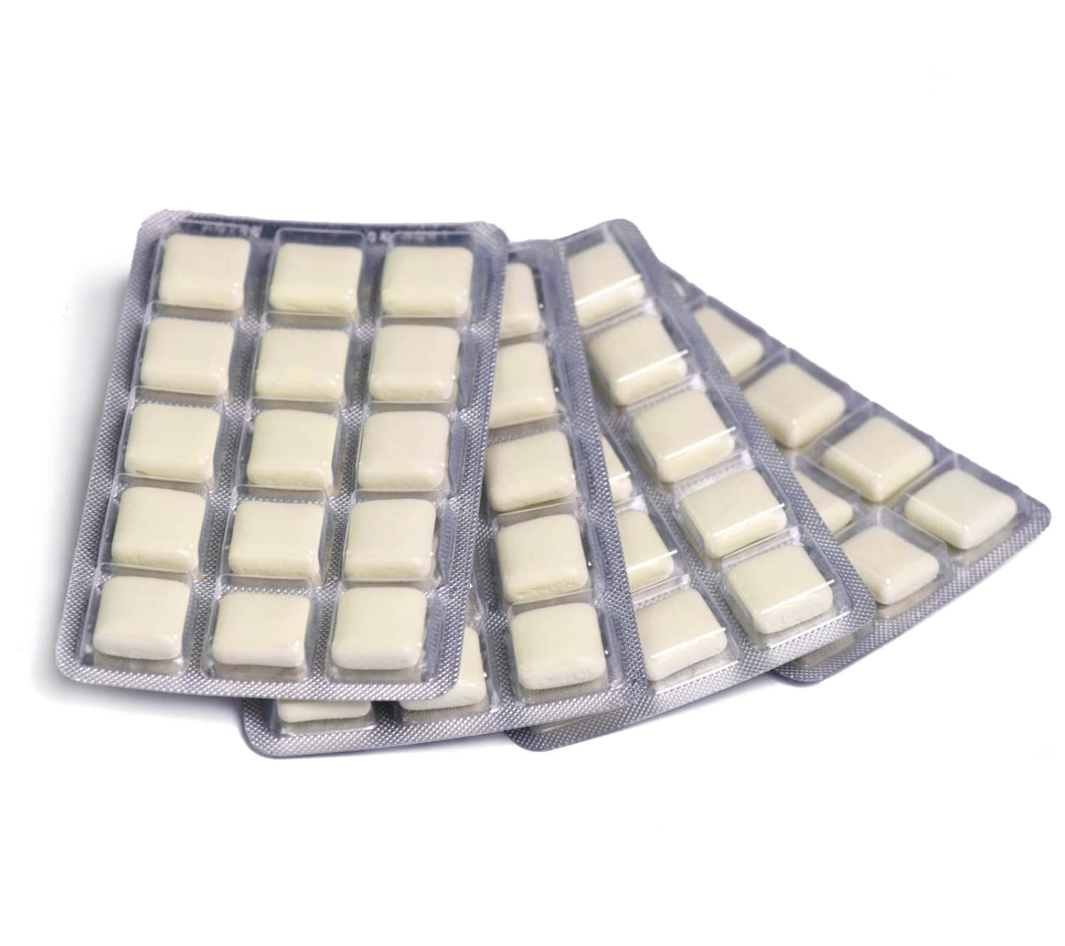 Leader nicotine gum ice mint usage steps guide shows how to use.