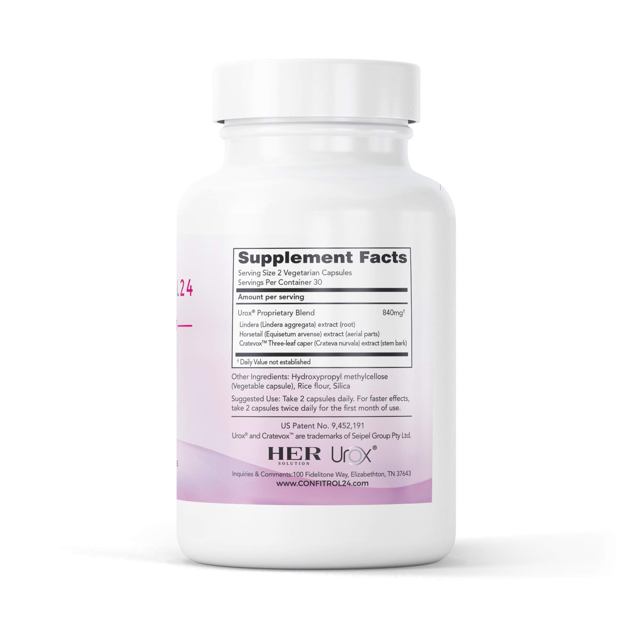 Leading Edge Health Confitrol24 capsules shown for daily use and nighttime rest.