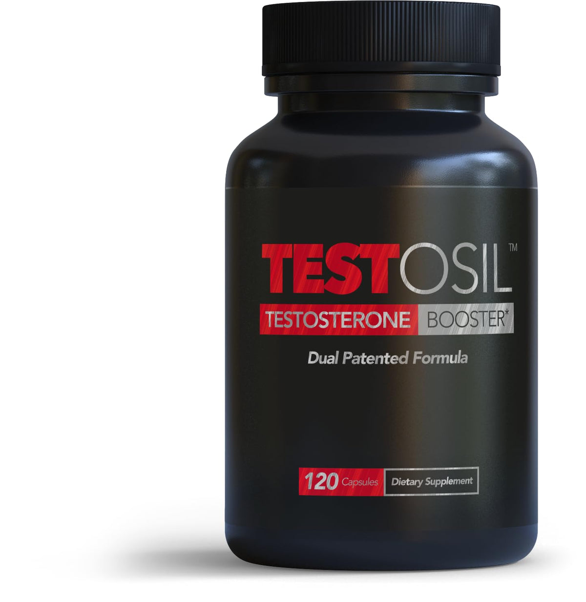 Leading Edge Health Testosil bottle front signaling energy and vitality.