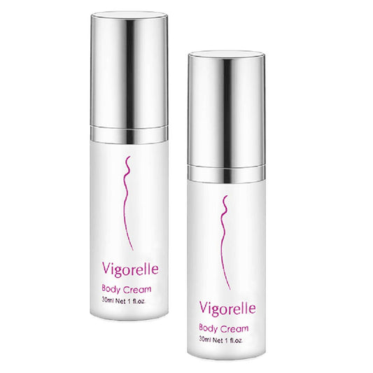 Leading Edge Health Vigorelle 2-pack cream jar for comfortable daily use and smooth application.