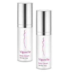 Leading Edge Health Vigorelle 2-pack cream jar for comfortable daily use and smooth application.