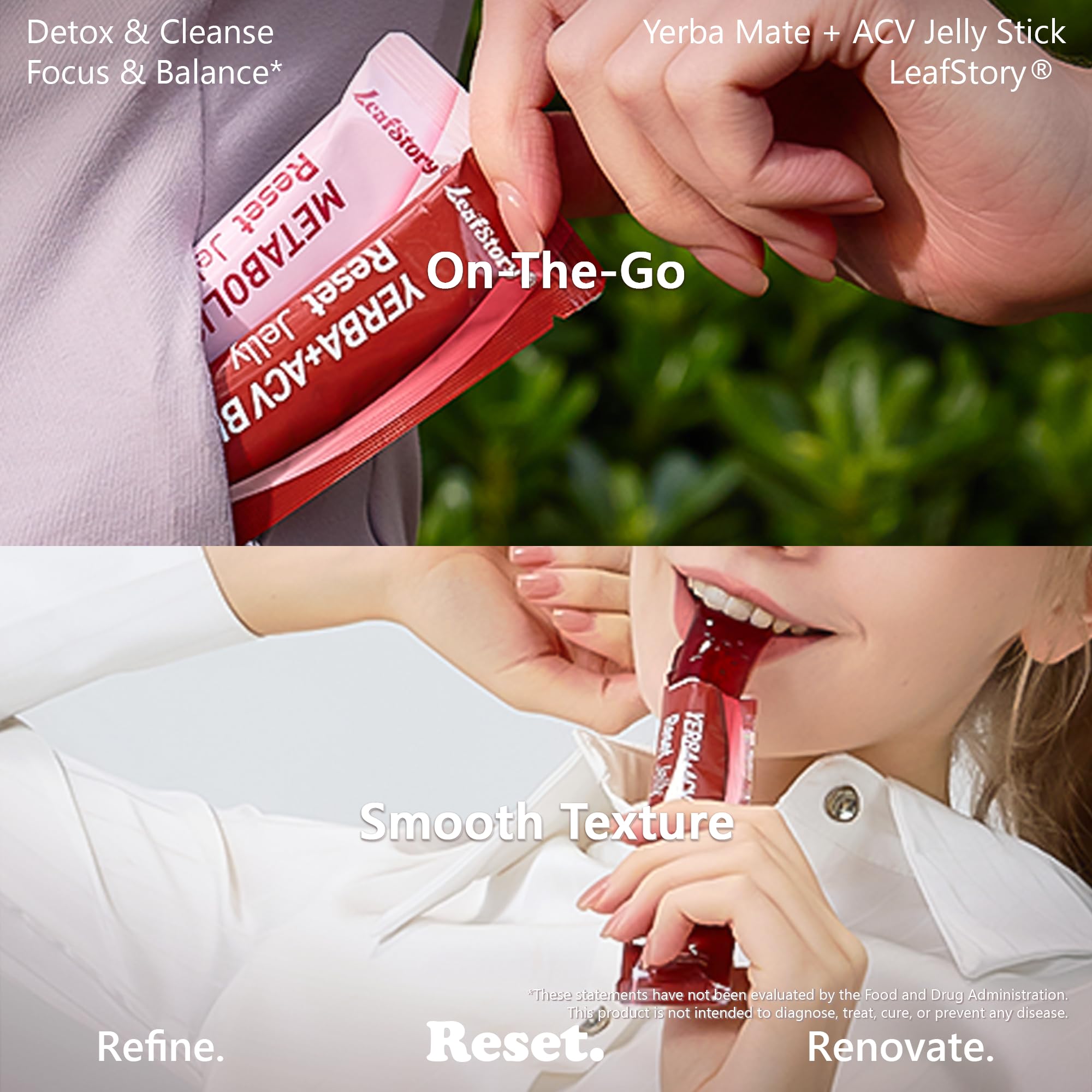 LeafStory Reset Sticks ready to use in daily routine for on-the-go nourishment