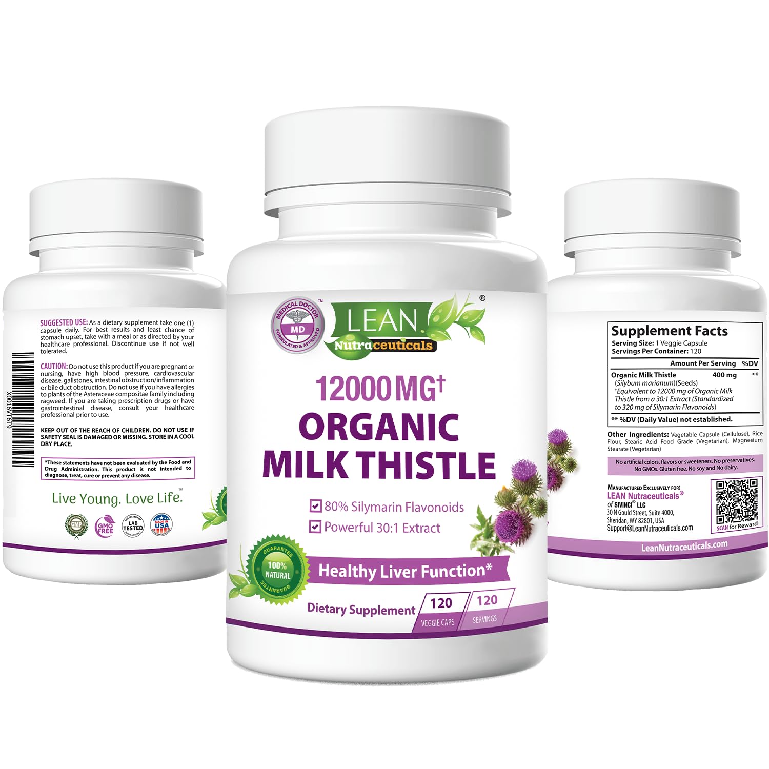 LEAN Nutraceuticals daily-use scene with capsules ready for morning routine