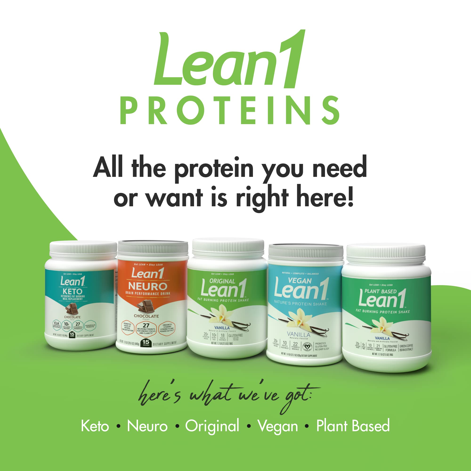 Lean1 shake bottle with blender bottle for a quick snack