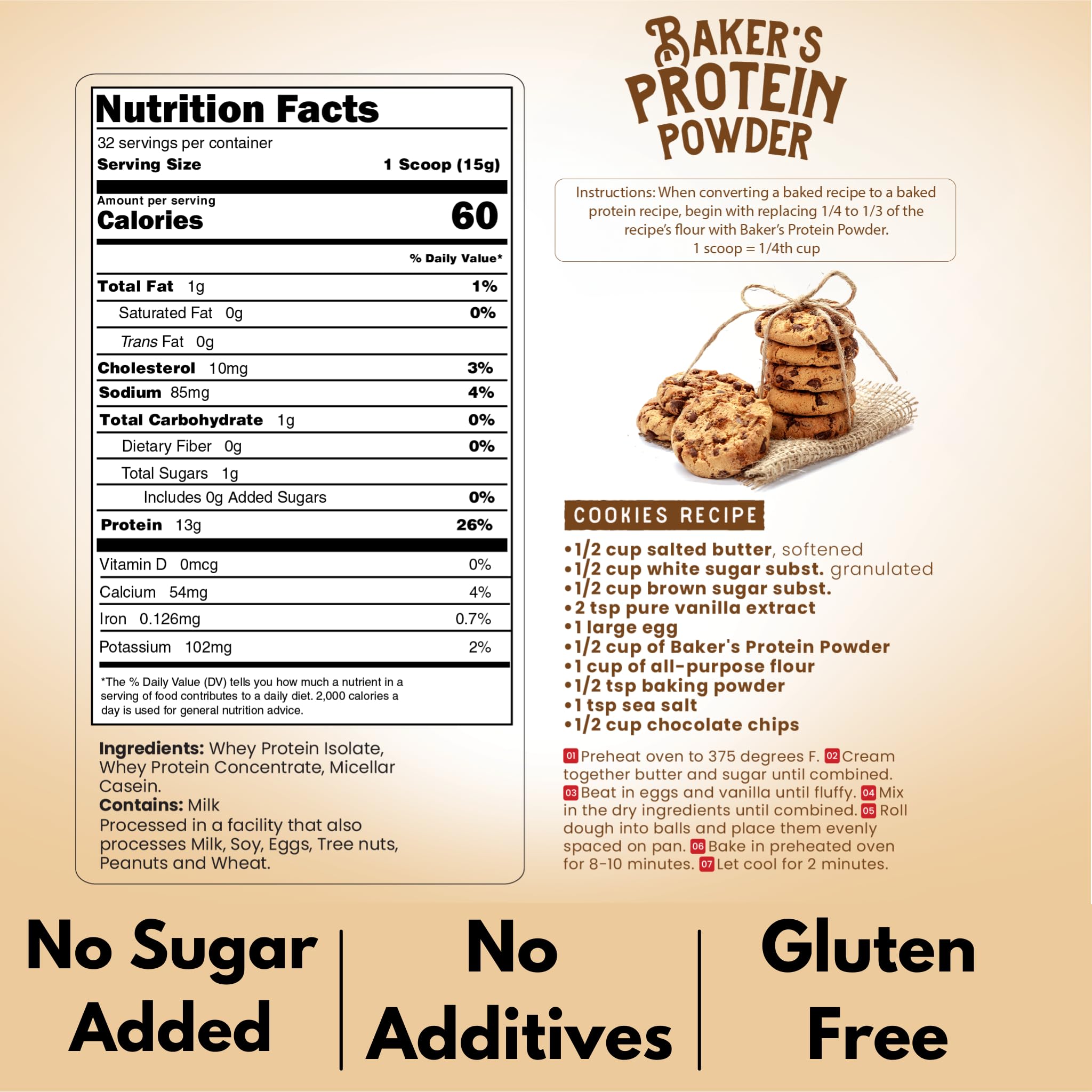 LEANBAKERS baking muffins and cakes with protein powder for texture and nutrition.