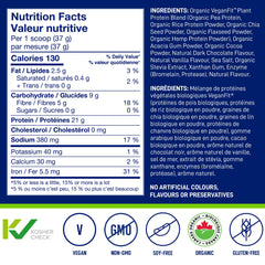 LeanFit natural chocolate shake pour ready for post-workout or snack.