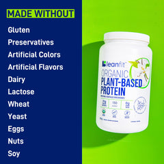LeanFit pineapple bromelain digestive enzyme symbol on label.
