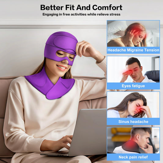 LeArex neck ice wrap provides targeted cold therapy for neck tension.