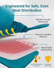 LEATIGIO six temperature settings to customize comfort