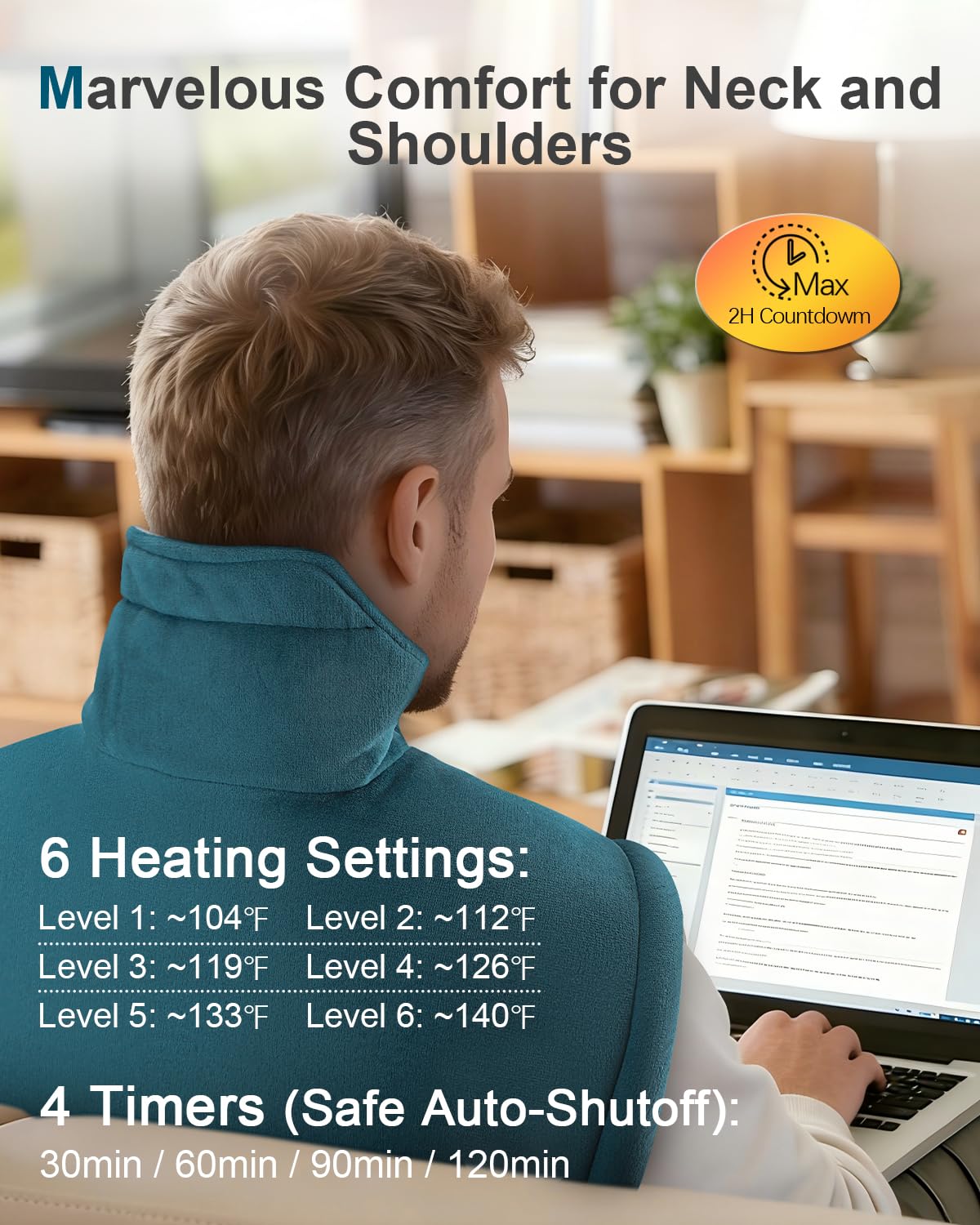 LEATIGIO knee-use heat pad delivers soothing warmth for joints.
