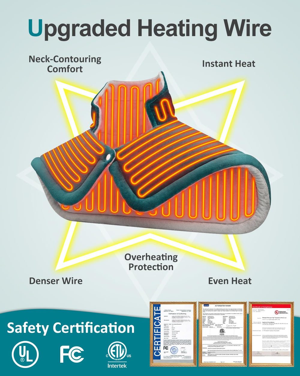 LEATIGIO legs muscle-relief heat pad eases stiffness after workouts.