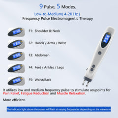 Leawell mode F1 shoulder neck configuration for tension relief sessions
