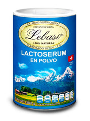 Lebasi Lactoserum nutrition facts panel highlights protein content.