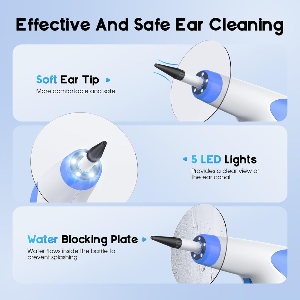 Lebbtl ear basin provides a stable place for rinsing