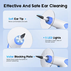 Lebbtl ear basin provides a stable place for rinsing