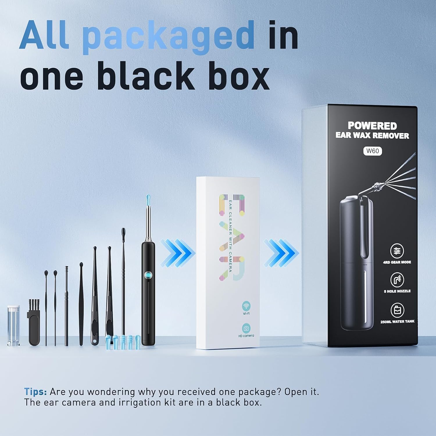 Lebbtl ear otoscope with 1080p LED lights for precise inspection