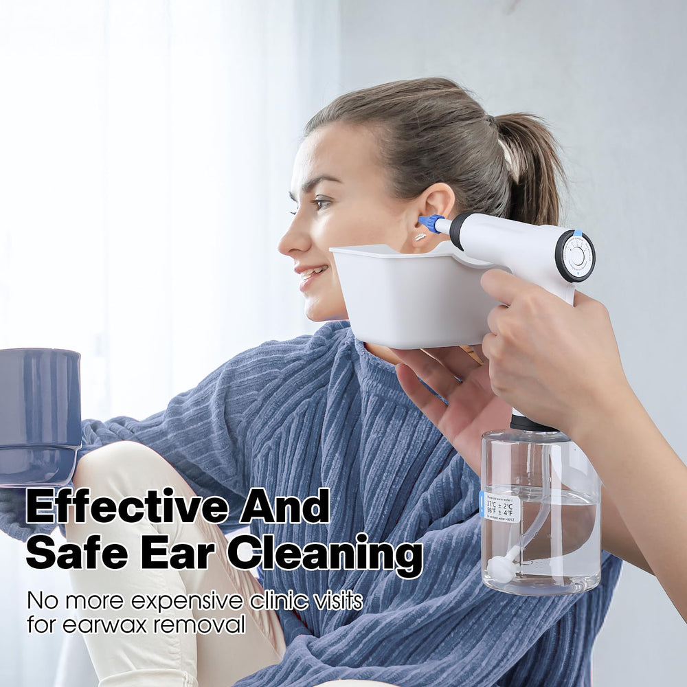 Lebbtl ear cleaning system with LED light illuminates the canal for precise cleaning.