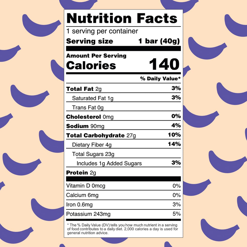 Lecka Energy Bar fruit ingredients close-up highlights real energy.