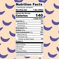 Lecka Energy Bar fruit ingredients close-up highlights real energy.