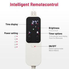 Ledino full-body panel with adjustable stand for home use.