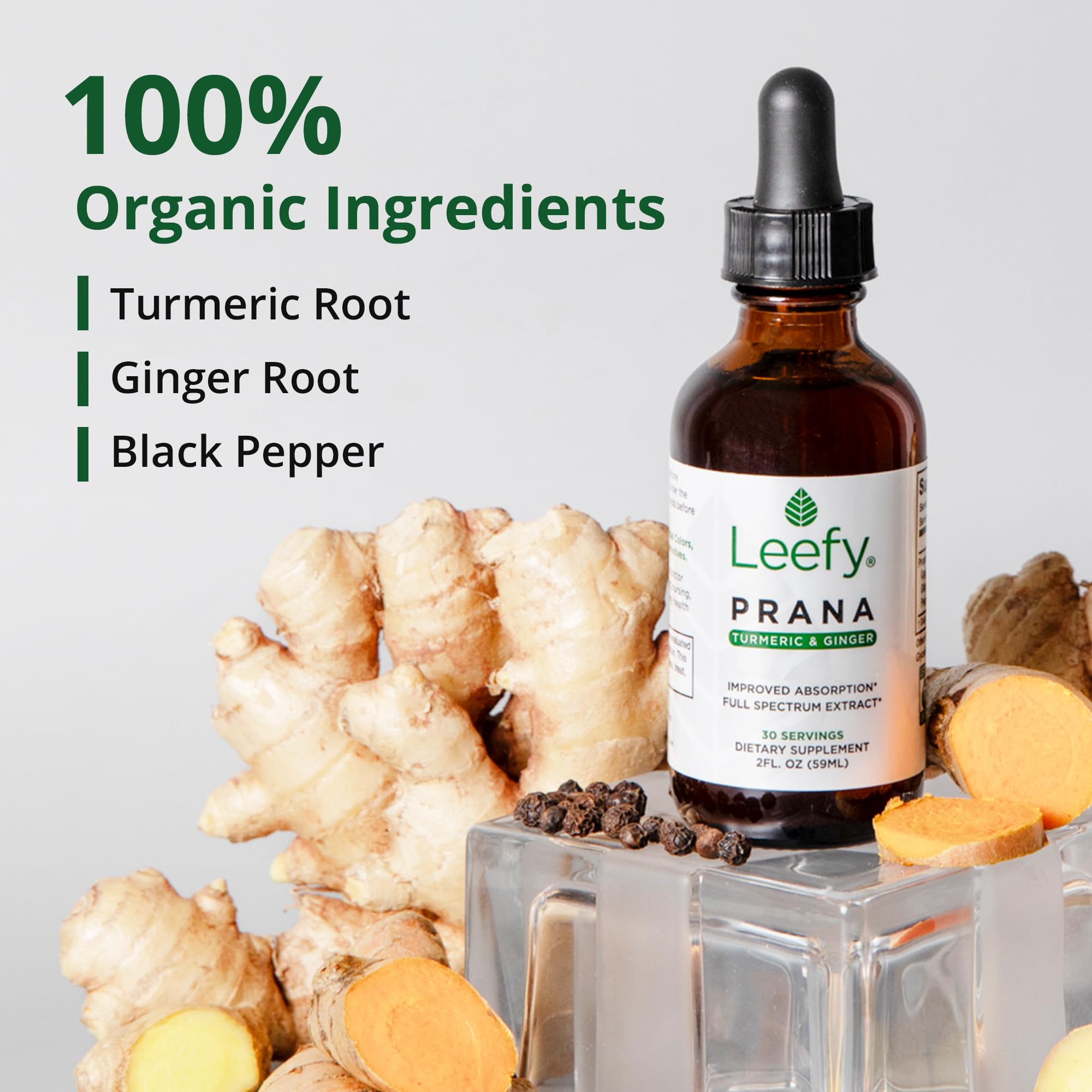 Leefy PRANA droplets emphasize flavor and easy daily use