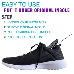 Leeuoe acute turf toe insole packaging ready for use on the go.