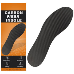Leeuoe carbon fiber insole front view for improved foot comfort and support.