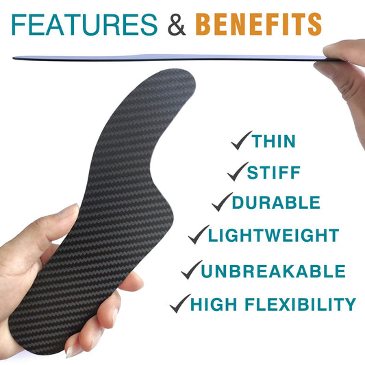 Leeuoe Morton's Extension insert under removable insole demonstrates easy placement for stability.