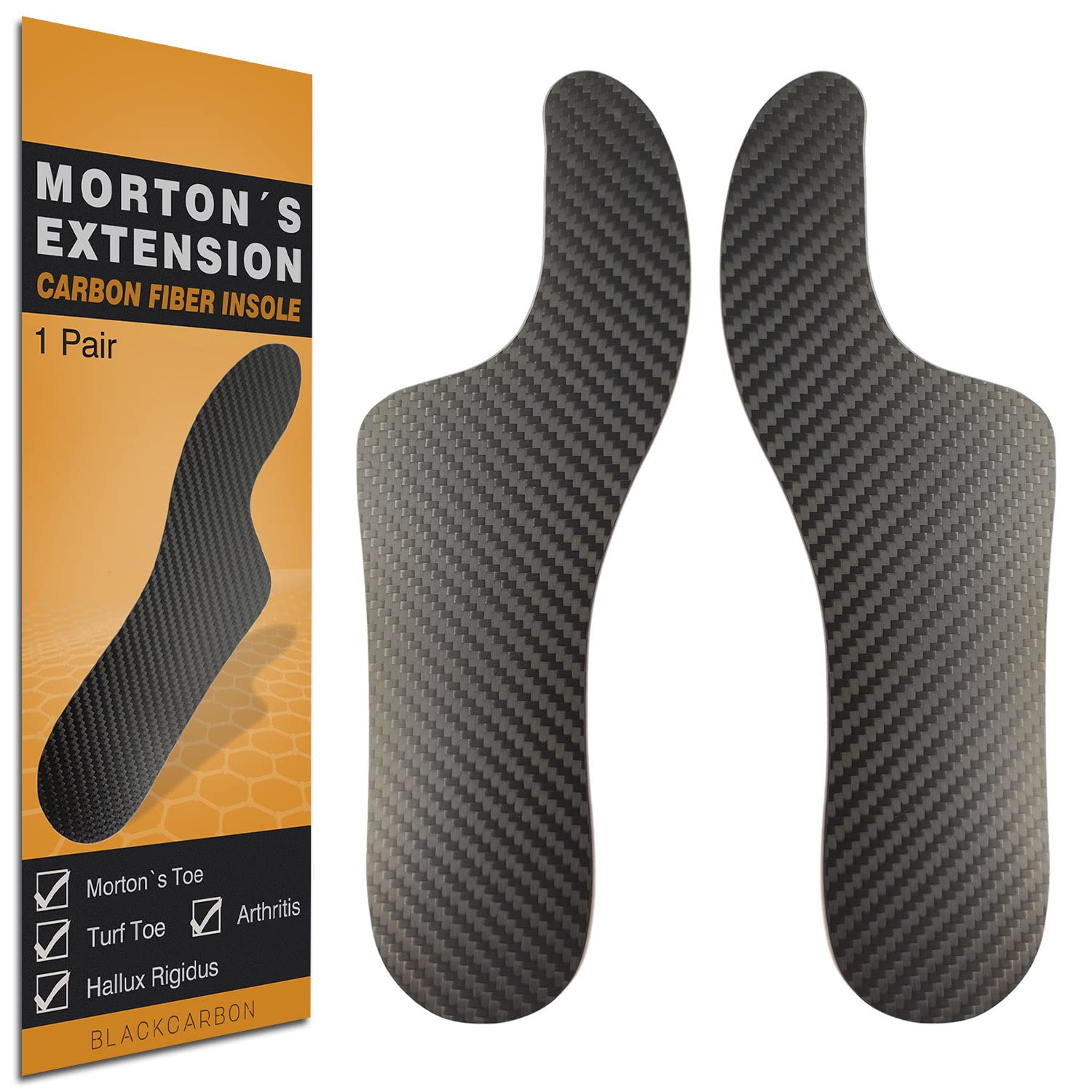 Leeuoe Morton’s extension orthotic right foot insert supports big toe movement and comfort.