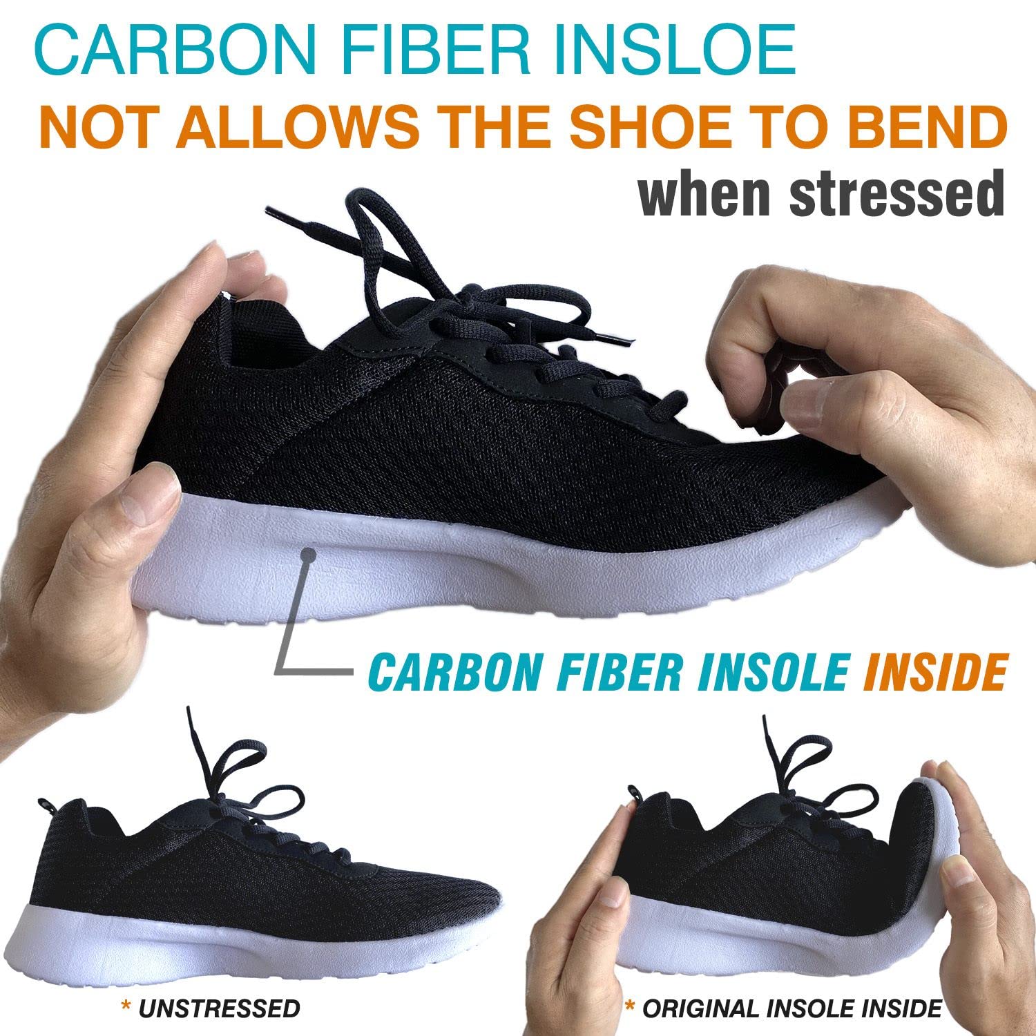 Leeuoe insert works for both left and right feet for versatile wear.