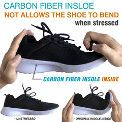 Leeuoe insert works for both left and right feet for versatile wear.