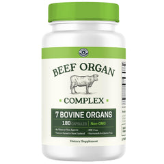 Left Coast Performance beef organ supplement bottle for daily carnivore use
