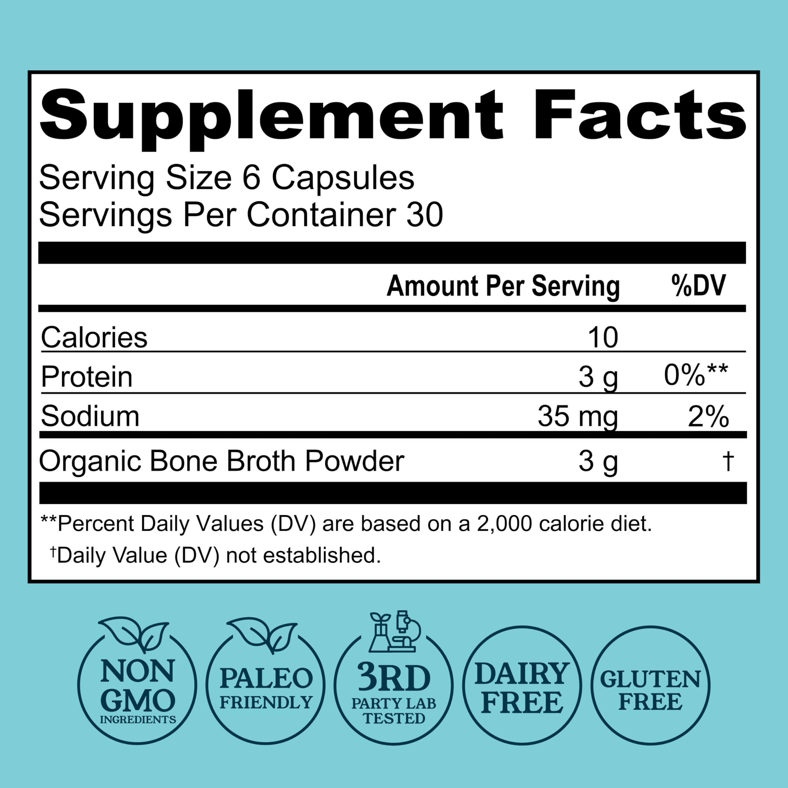 Left Coast Performance capsules close-up showing clean, pure ingredients for gut-friendly nutrition