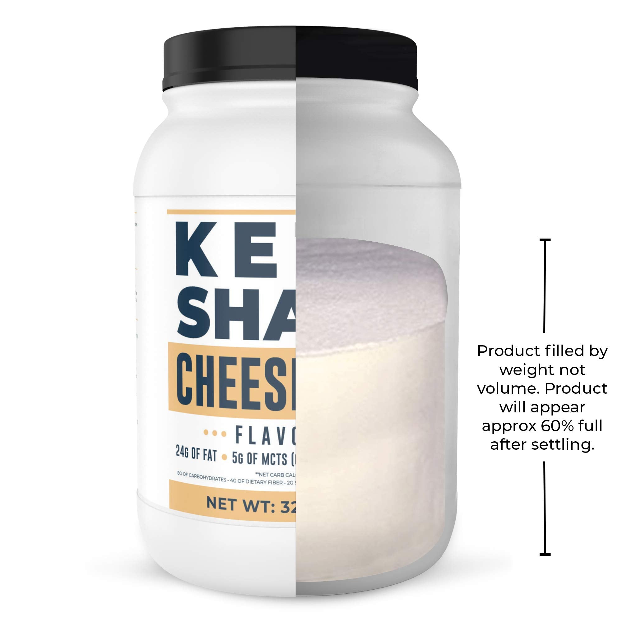 Left Coast Performance Cheesecake Shake scoop in bowl emphasizes real cream cheese flavor