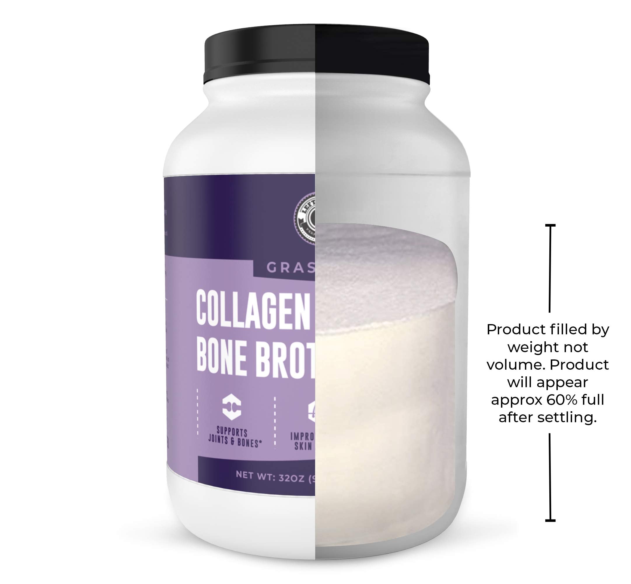 Left Coast Performance collagen bone broth powder blended in smoothie for creamy texture