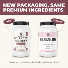 Left Coast Performance collagen powder scoop demonstrates convenient daily serving.