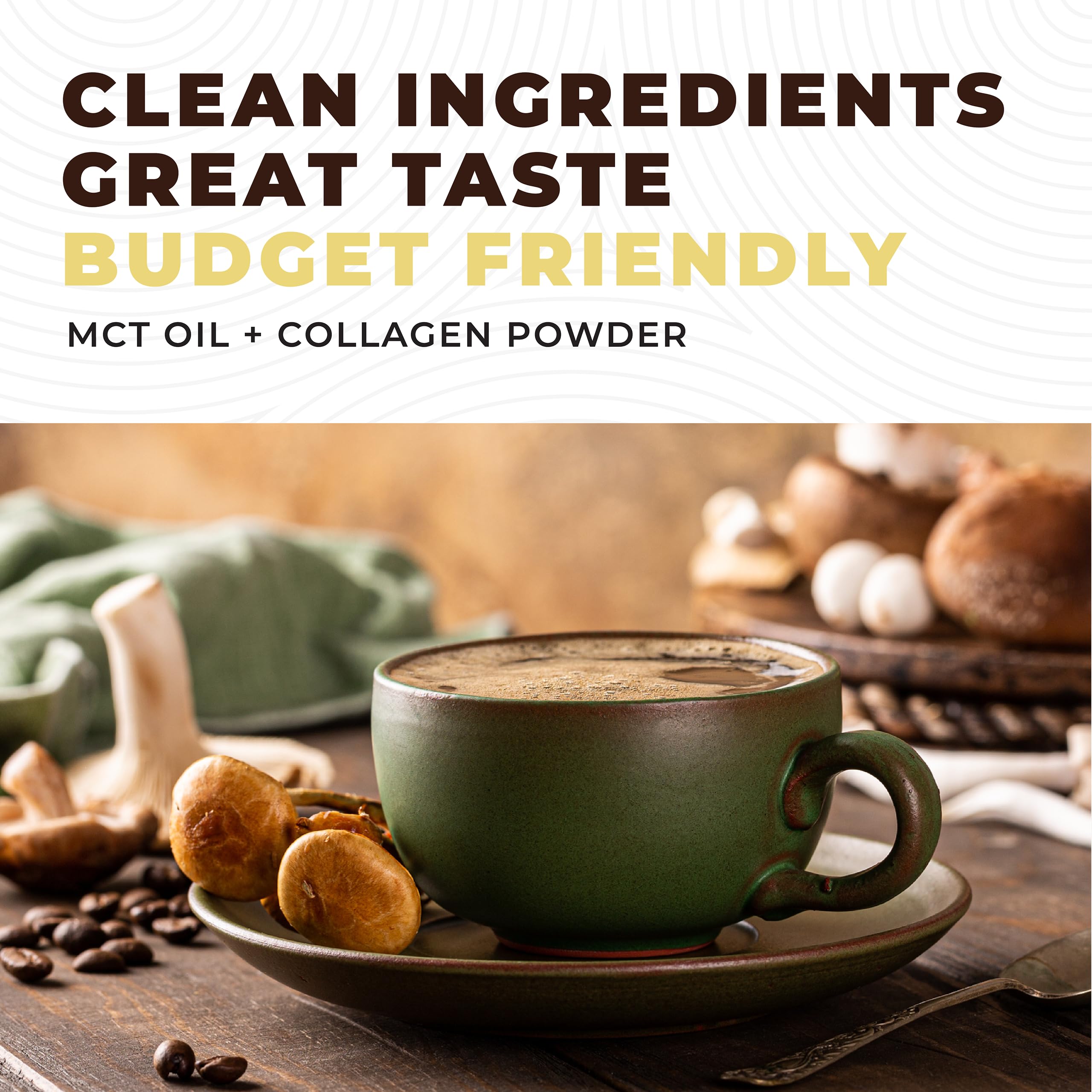 Left Coast Performance MCT Oil Powder zero sugar formula ready for sugar-conscious mornings.