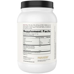 Left Coast Performance nutrition panel highlights per-serving information and ingredients.