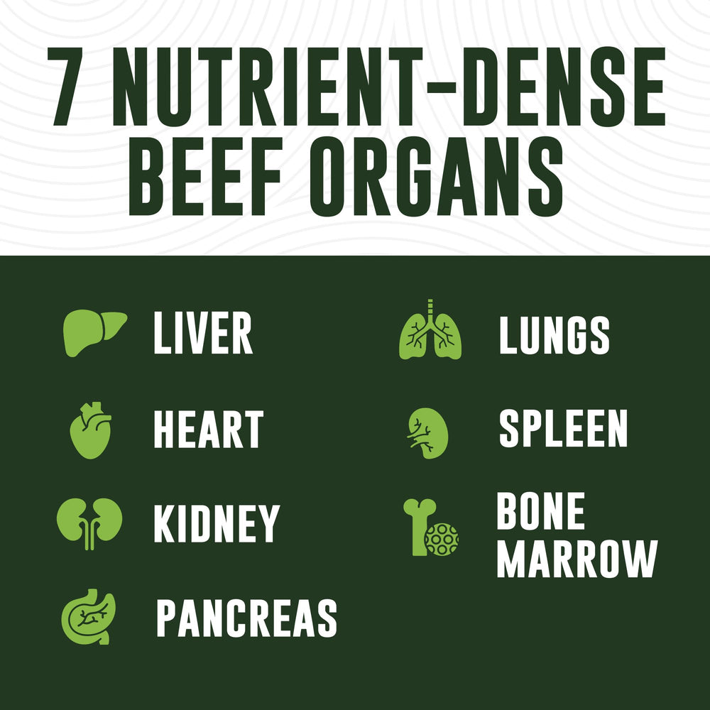 Close-up of liver and heart in Left Coast Performance organ complex