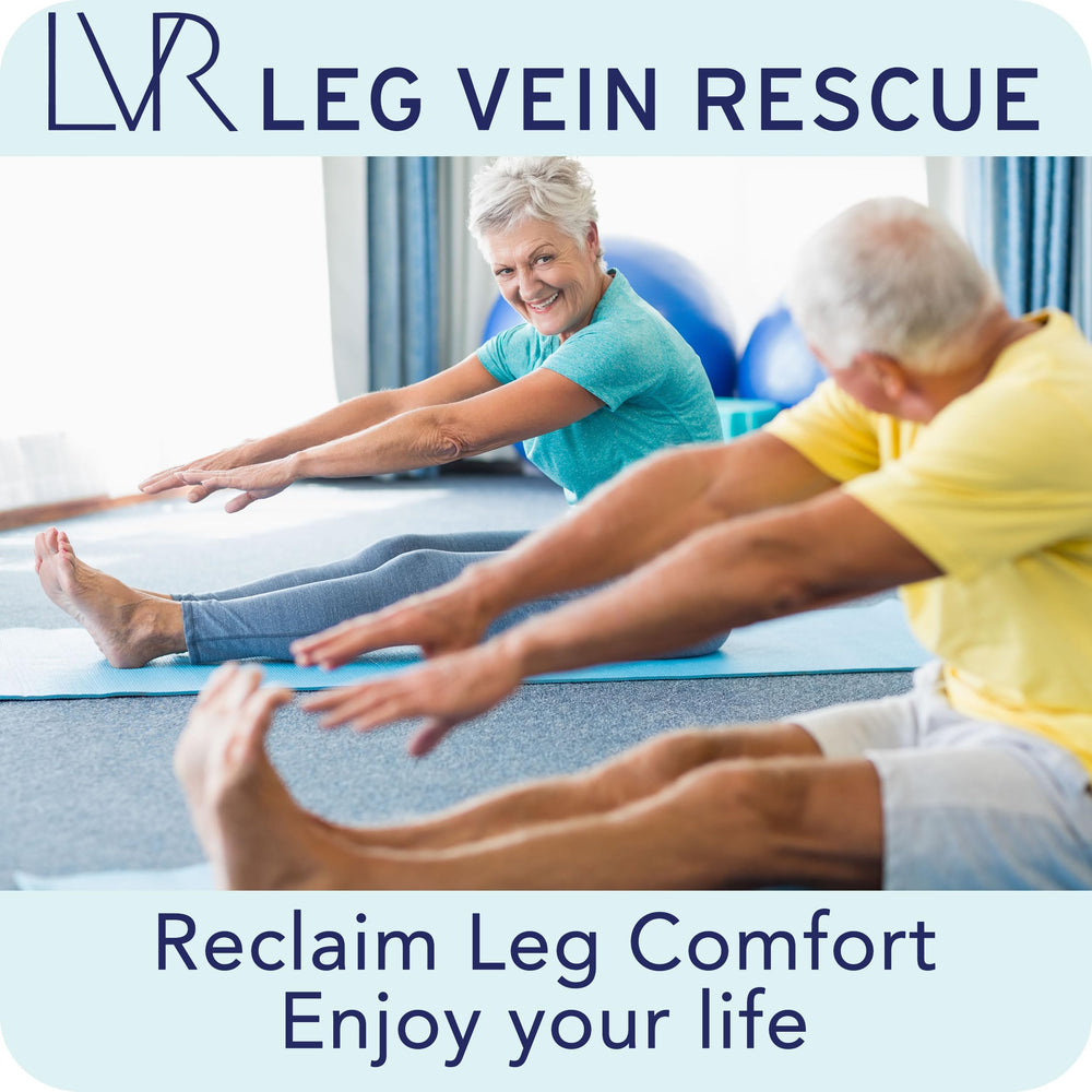 LEG VEIN RESCUE diosmin packaging box highlights plant-based formula