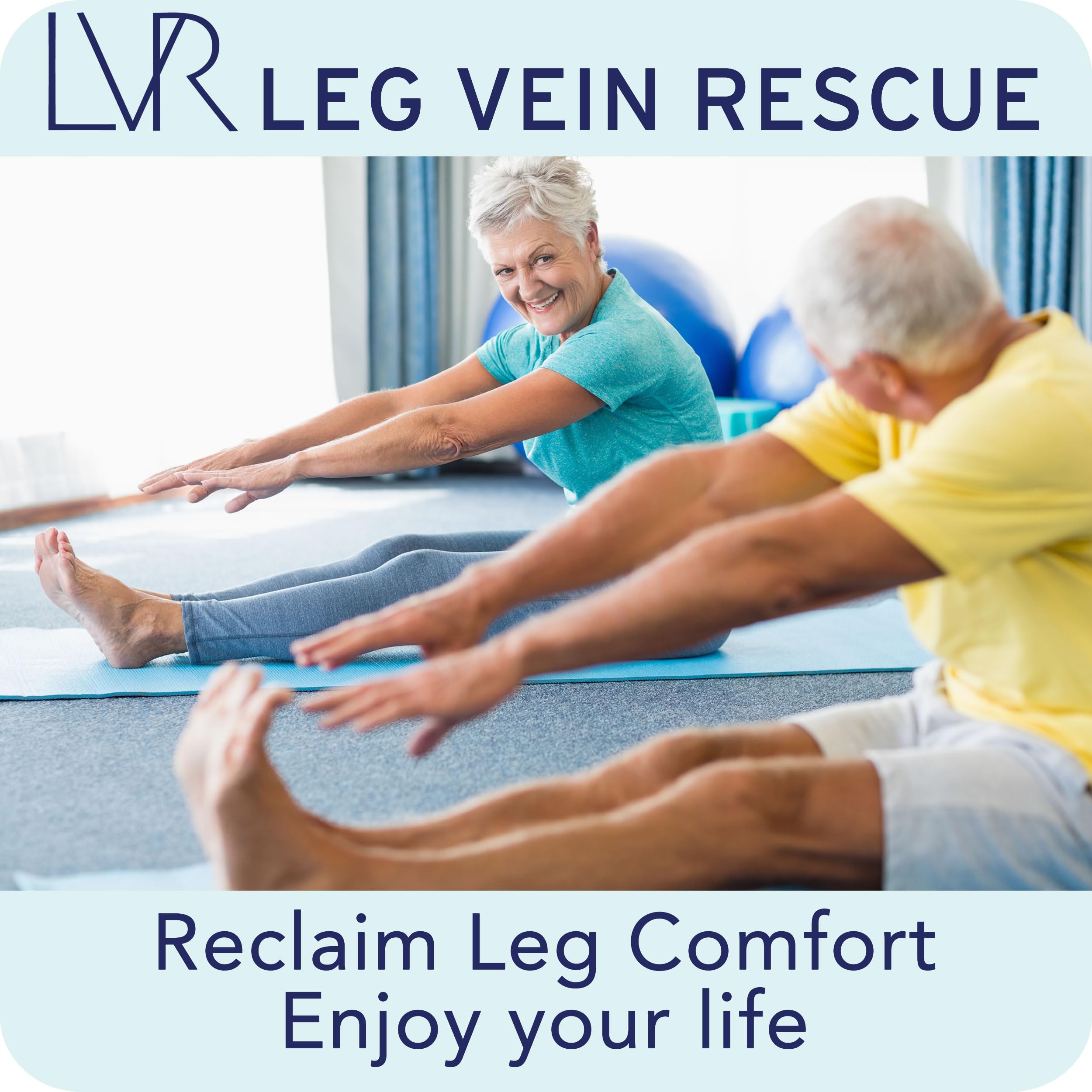 LEG VEIN RESCUE vein-wall support for healthier-looking legs