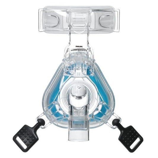 Legend M.D. large cushion with headgear frame for ComfortGel Blue mask enhances fit and comfort.