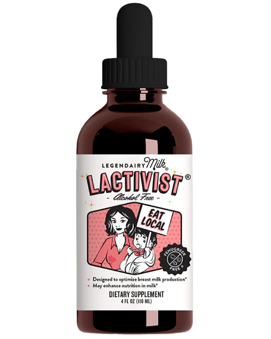 Legendairy Milk Lactivist Drops bottle for convenient, alcohol-free lactation support