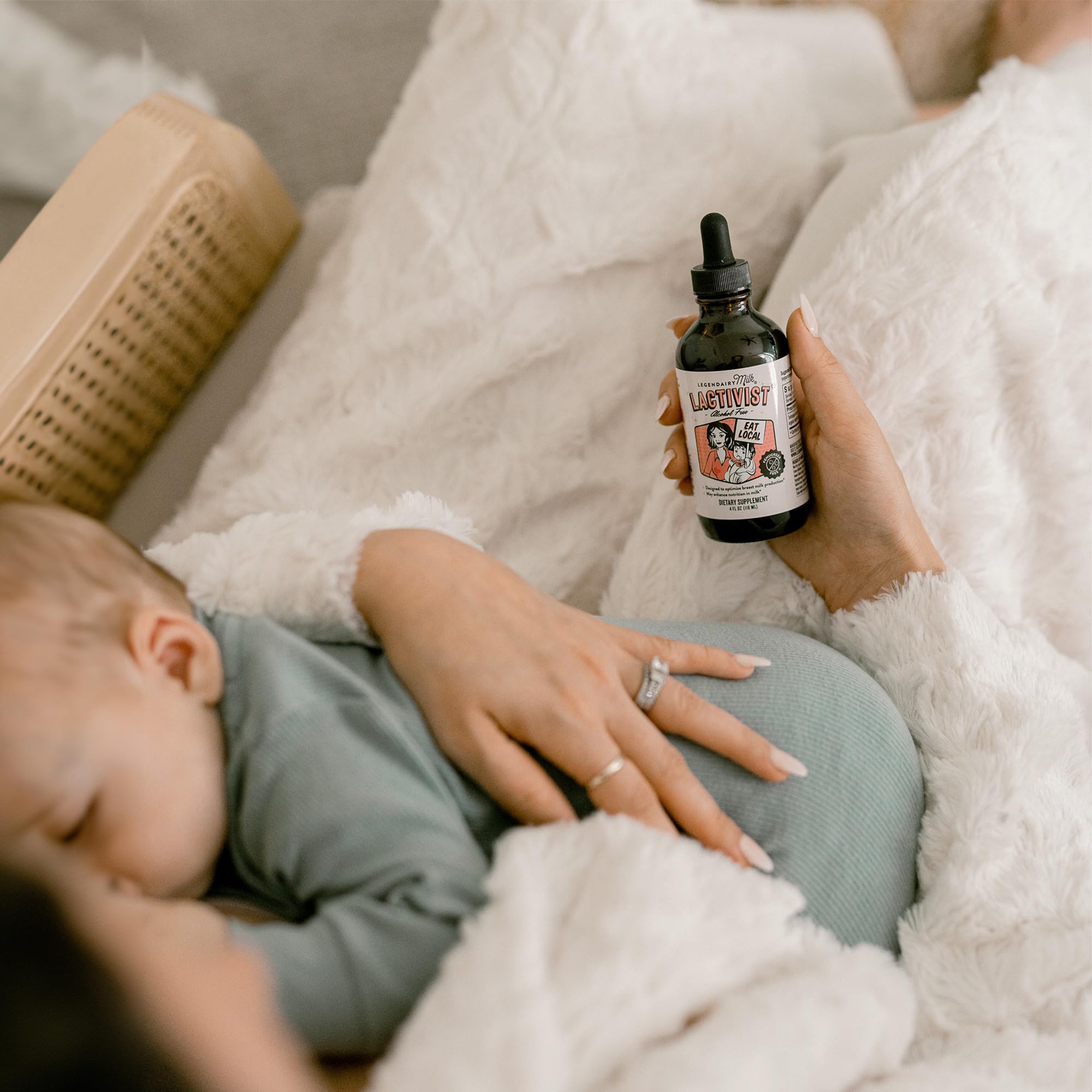 Legendairy Milk Lactivist Drops offer gentle lactation support