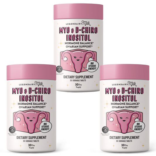 Legendairy Milk myo d-chiro inositol tablets for daily hormonal balance