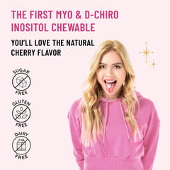 Legendairy Milk cherry flavor chewables close-up showcasing natural color ingredients