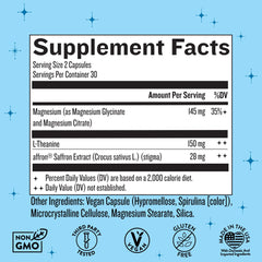 Close-up of Legendairy Miss Bliss capsules highlighting daily mood balance potential.